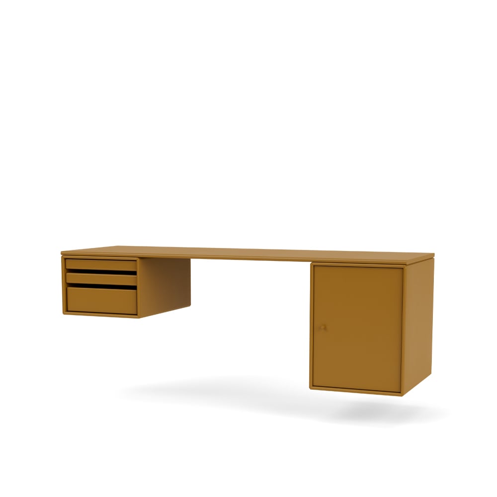 Montana Workshop skrivbord amber 142 | Skandinavisk Design | Skrivbord | Gul