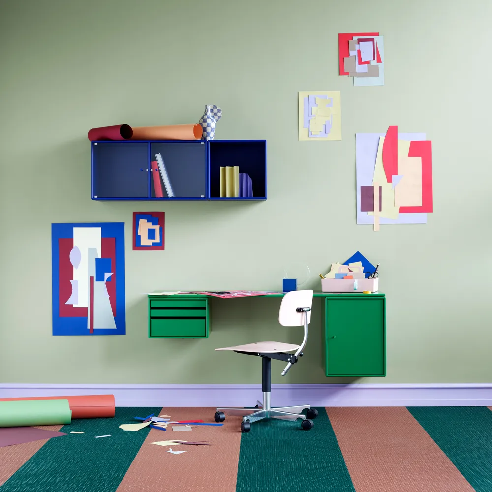 Workshop skrivbord, snow 38 Montana