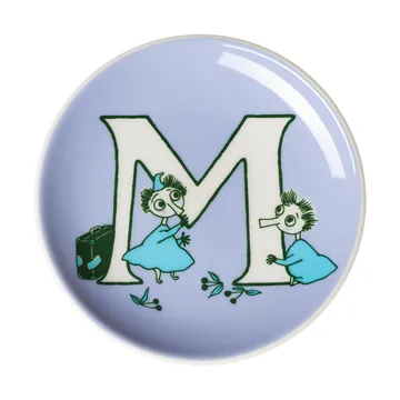 ABC Mumin minitallrik - M, 10,5 cm - Moomin Arabia