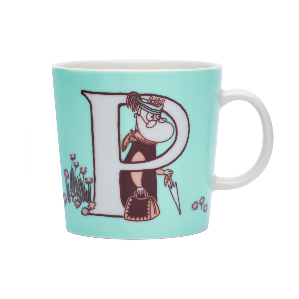 Moomin Arabia ABC Muminmugg 40 cl P | Skandinavisk Design | Muminmuggar | Blå