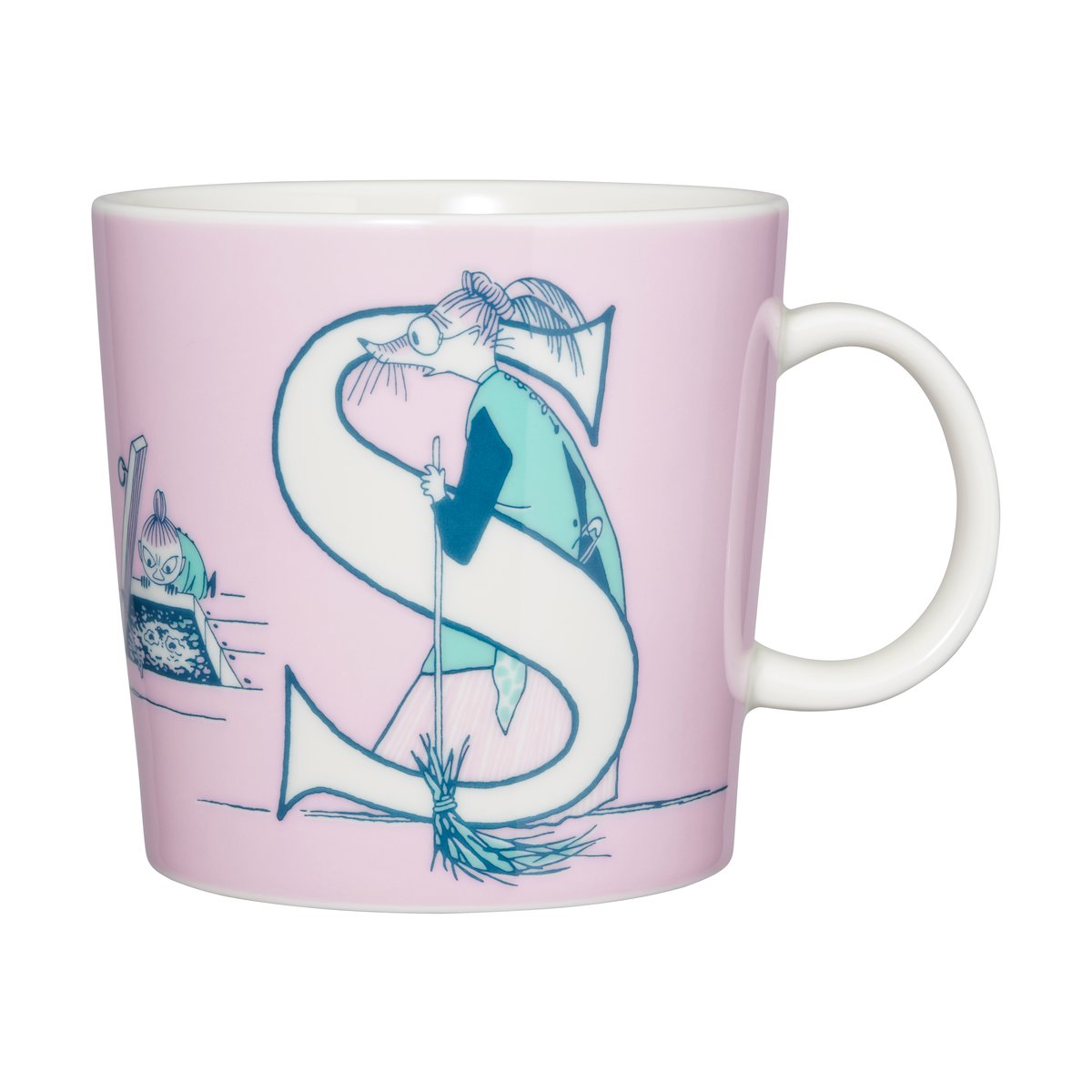 Moomin Arabia ABC Muminmugg 40 cl S | Skandinavisk Design | Muminmuggar | Rosa