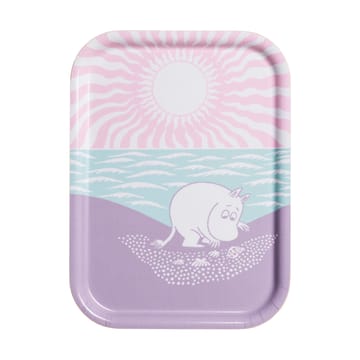 En dag på stranden Mumin bricka - 20x27 cm - Moomin Arabia
