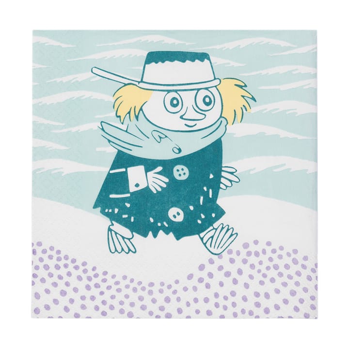 En dag på stranden Mumin pappersservett 33x33 cm 20 st - Multi - Moomin Arabia