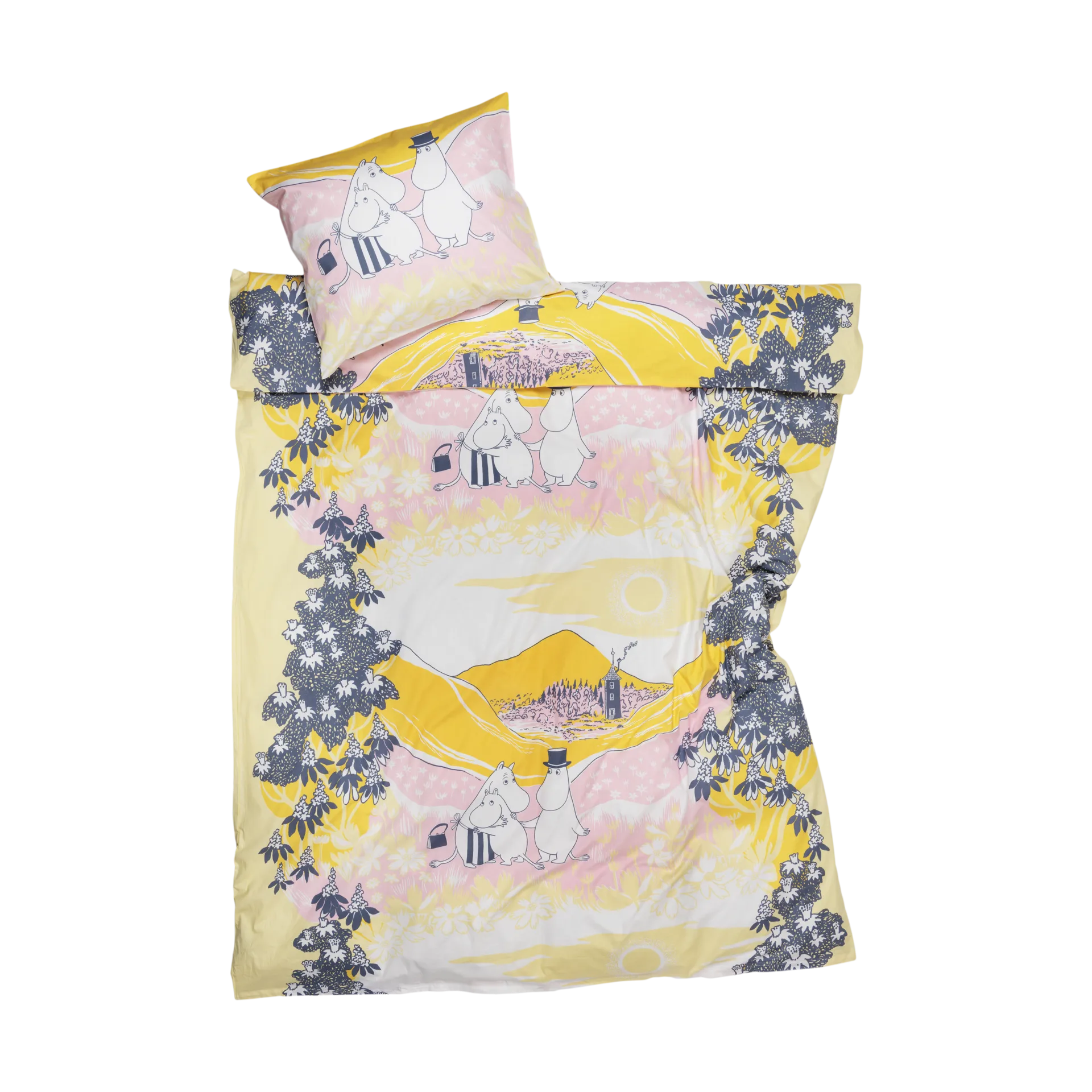 Familjemys mumin bäddset, 150x210 cm Moomin Arabia