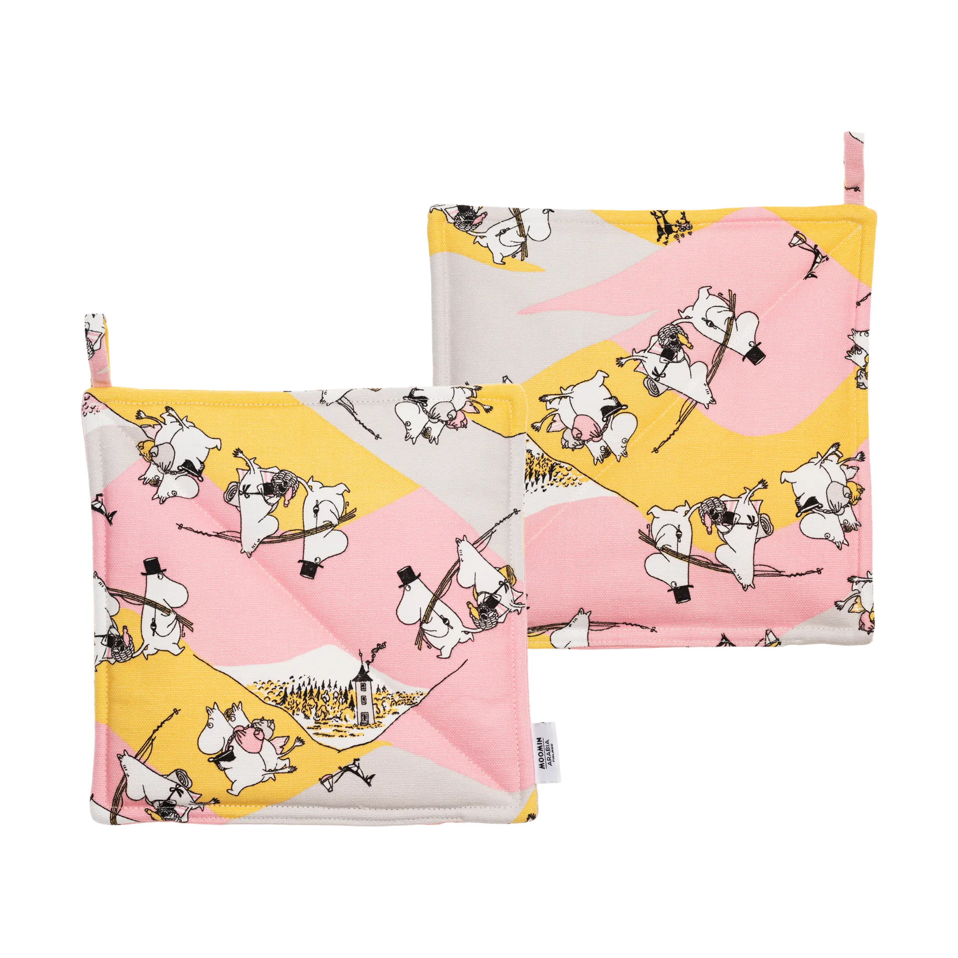 Familjemys mumin grytlapp 2-pack, 22x22 cm Moomin Arabia