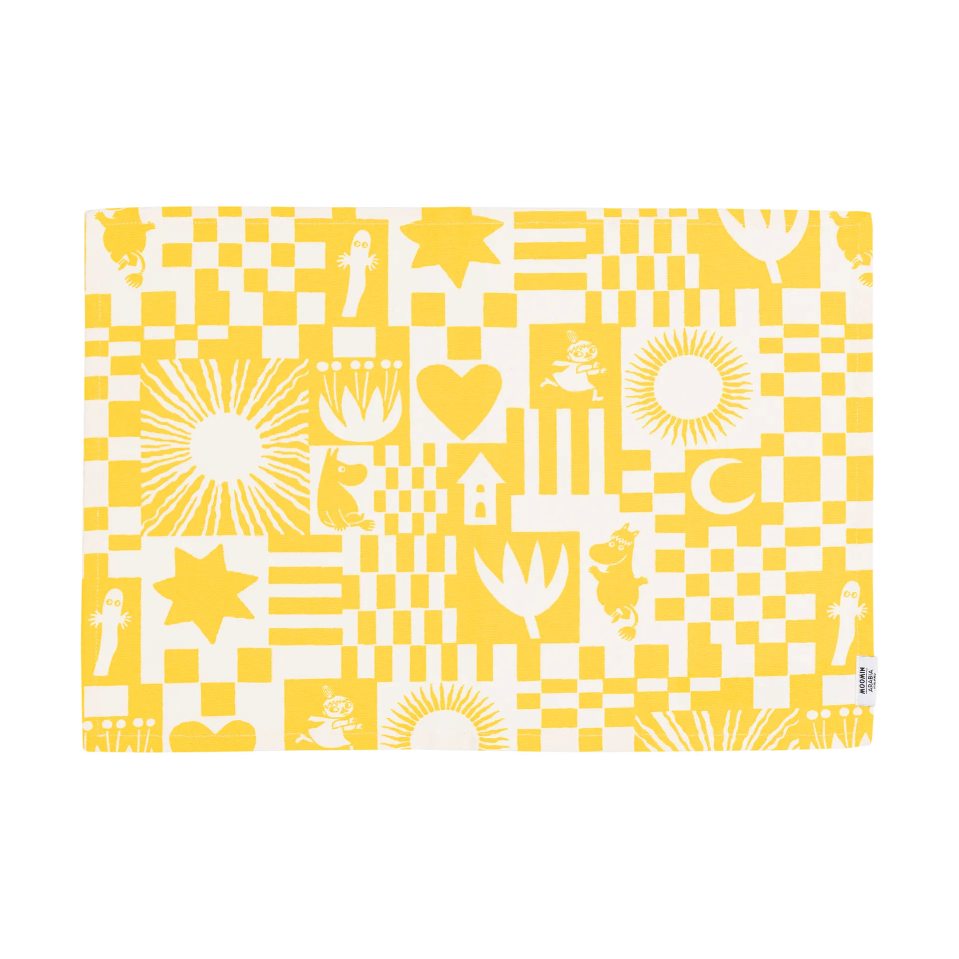 Fest mumin bordstablett 31x46 cm, Gul Moomin Arabia