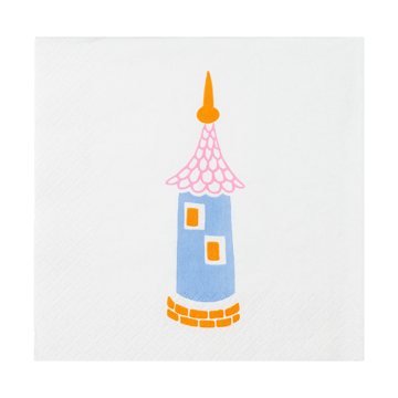 Fest mumin pappersservetter 33x33 cm 20-pack - Multi - Moomin Arabia