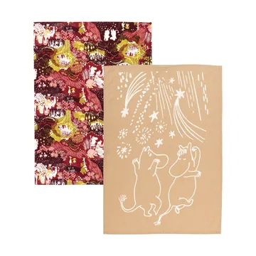 Festliga stunder mumin kökshandduk 2 delar - 50x70 cm - Moomin Arabia