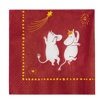 Festliga stunder mumin pappersservett 33x33 cm - 20-pack - Moomin Arabia