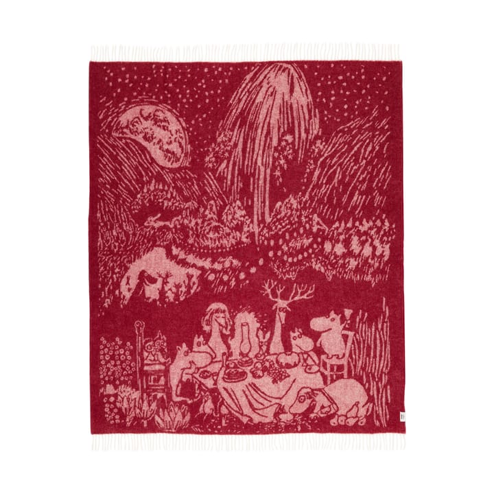 Festliga stunder mumin ullpläd - 130x170 cm - Moomin Arabia