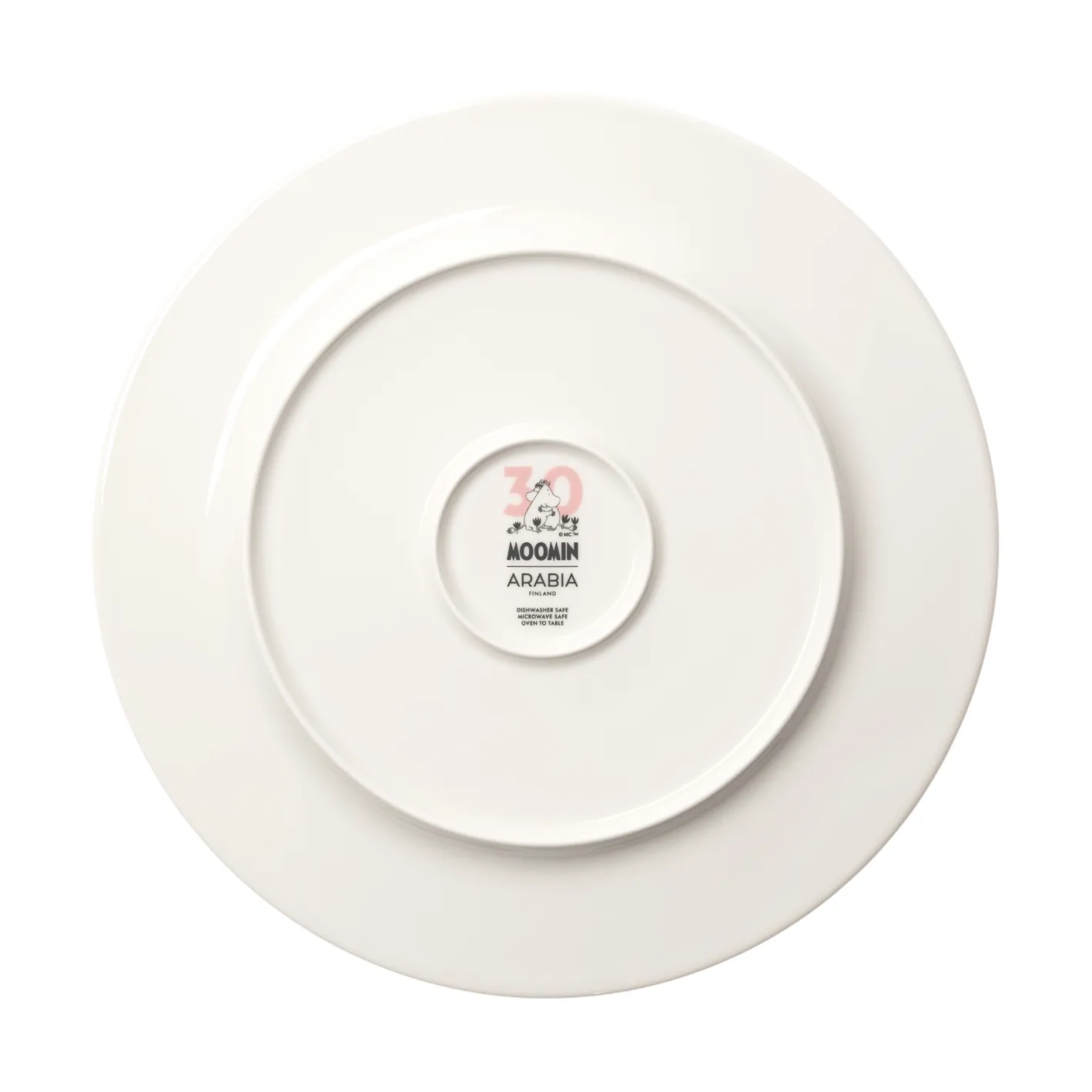 Kärlek 30 årsdag Mumin servingstallrik Limited Edition, Ø30 cm Moomin Arabia