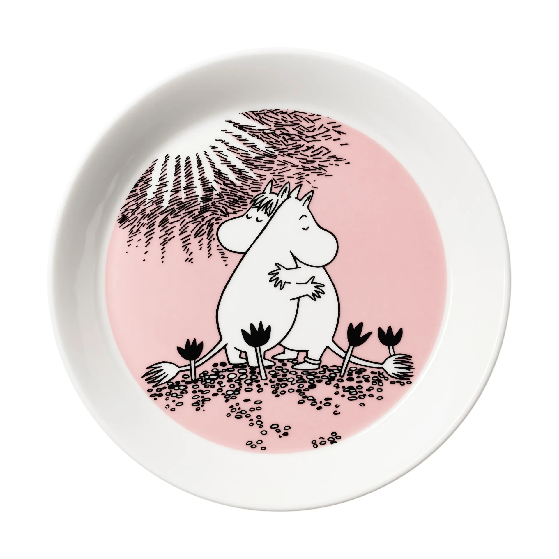 Kärlek 30 årsdag Mumintallrik Limited Edition, Ø19 cm Moomin Arabia