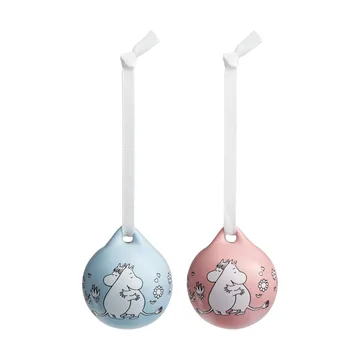 Kärlek Muminjulkula - Rosa-blå, 5 cm, 2-pack - Moomin Arabia