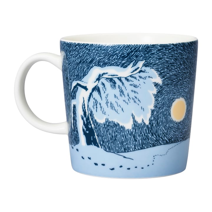 Månsken i snön Muminmugg 2021, 30 cl Moomin Arabia