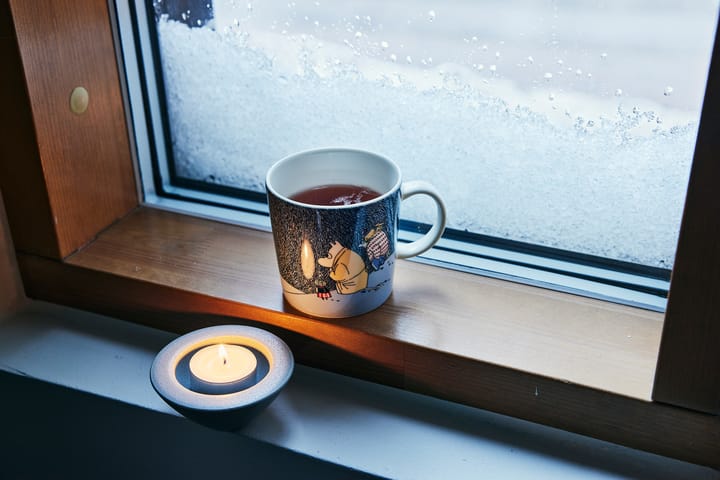Månsken i snön Muminmugg 2021, 30 cl Moomin Arabia