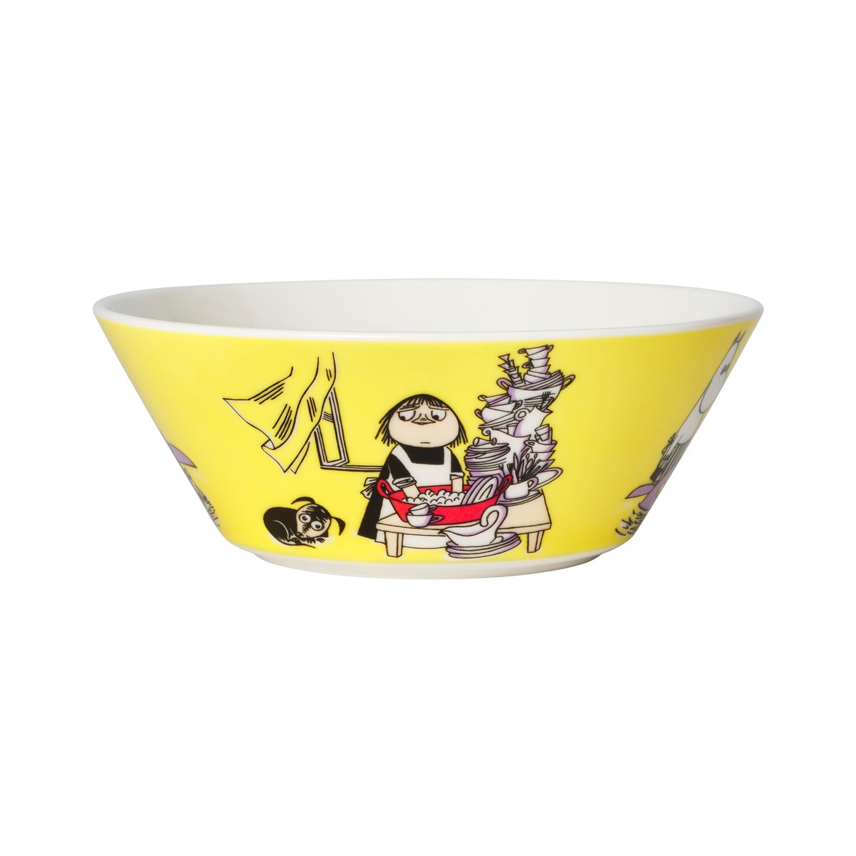 Moomin Arabia Misan gul Muminskål Gul | Skandinavisk Design | Frukostskålar | Gul