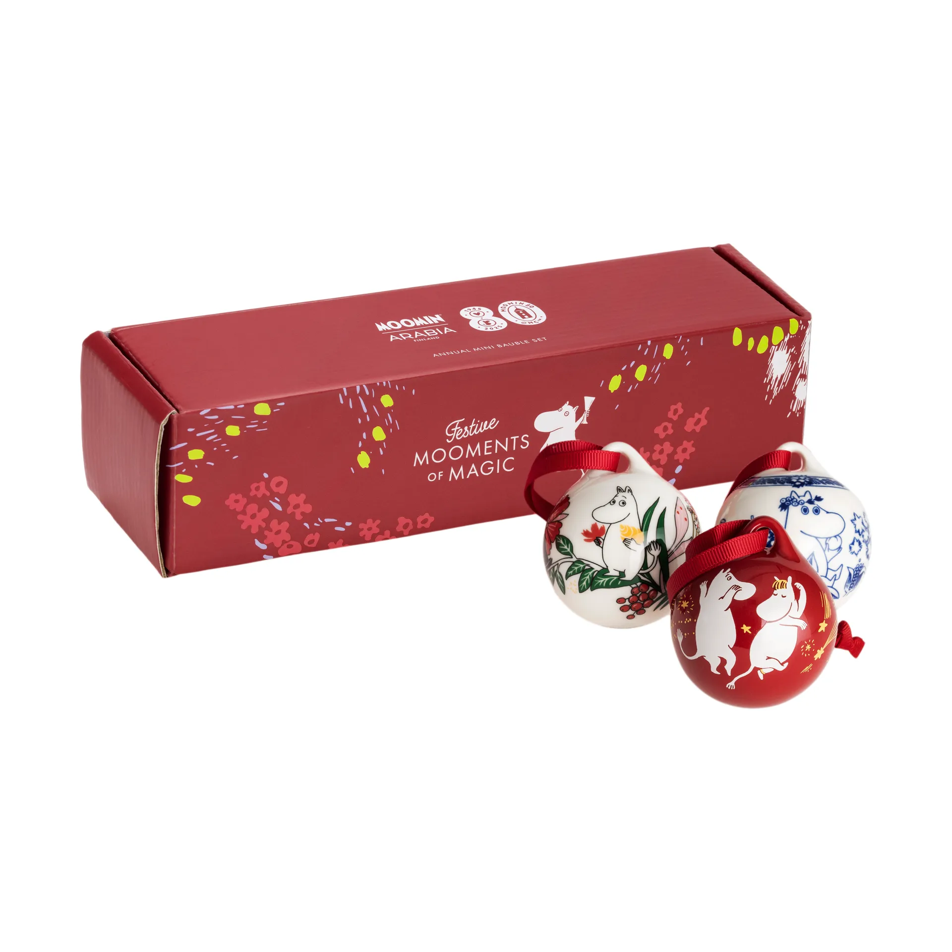 Mumin årskula Ø5 cm 3 delar, 2025 Moomin Arabia