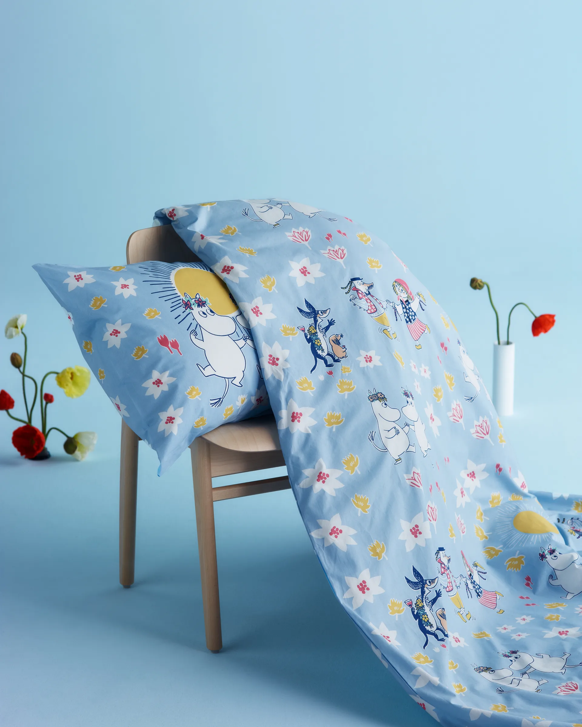 Mumin bäddset 150x210 cm, Sommardans Moomin Arabia