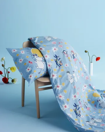 Mumin bäddset 150x210 cm - Sommardans - Moomin Arabia
