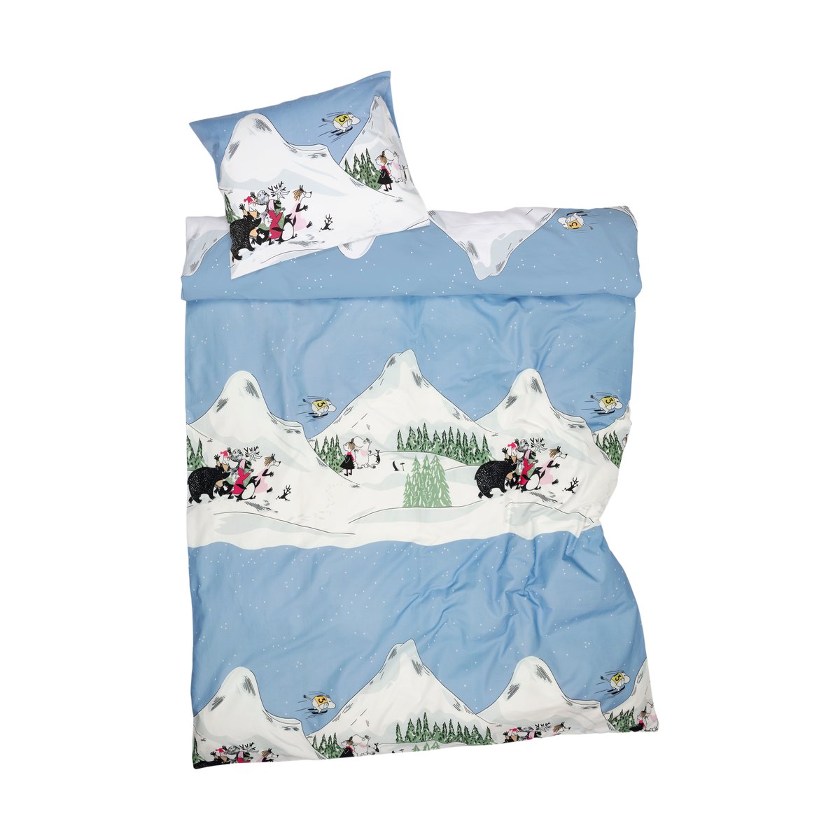 Moomin Arabia Mumin bäddset Backhoppning 150x210 cm