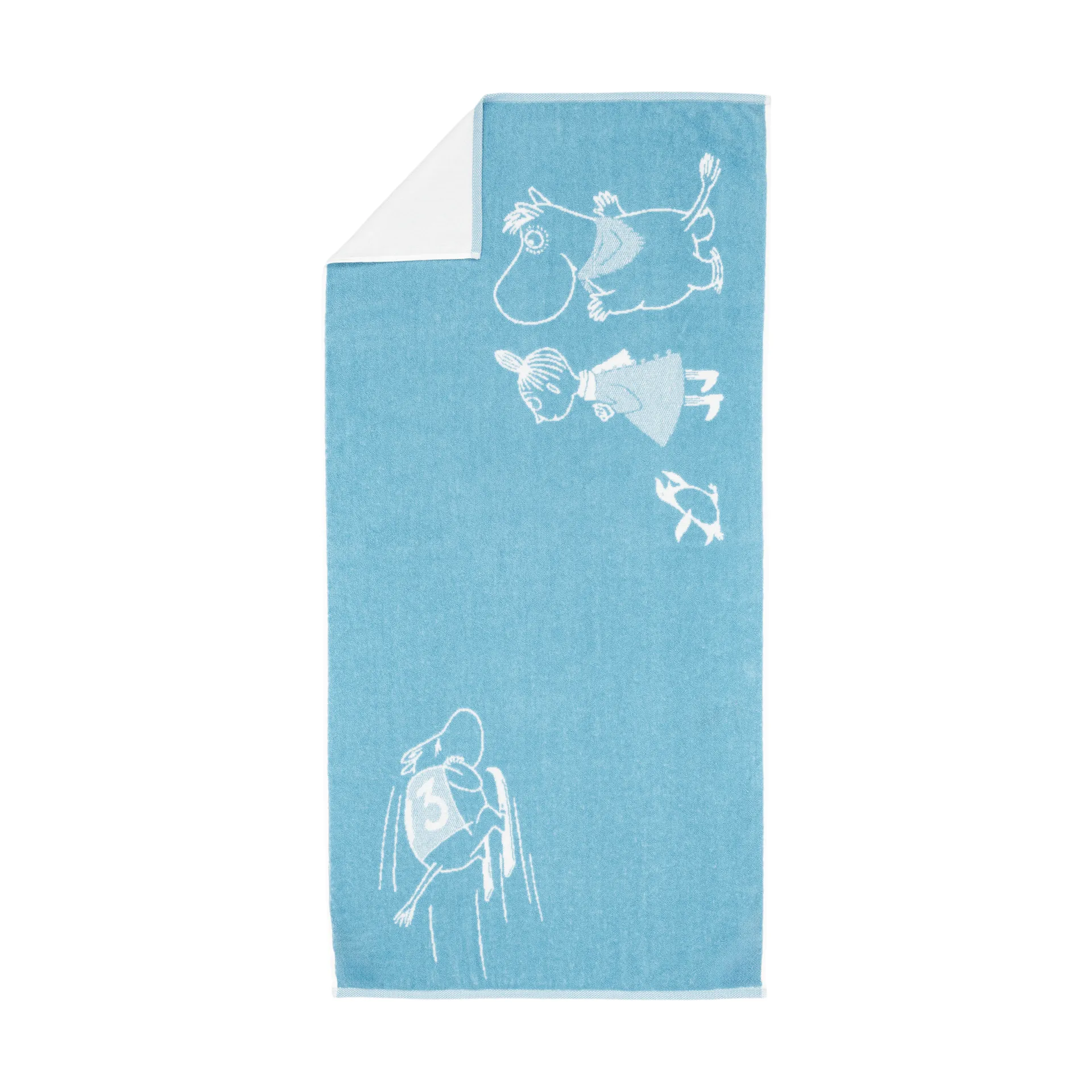 Mumin badhandduk Backhoppning, 70x140 cm Moomin Arabia