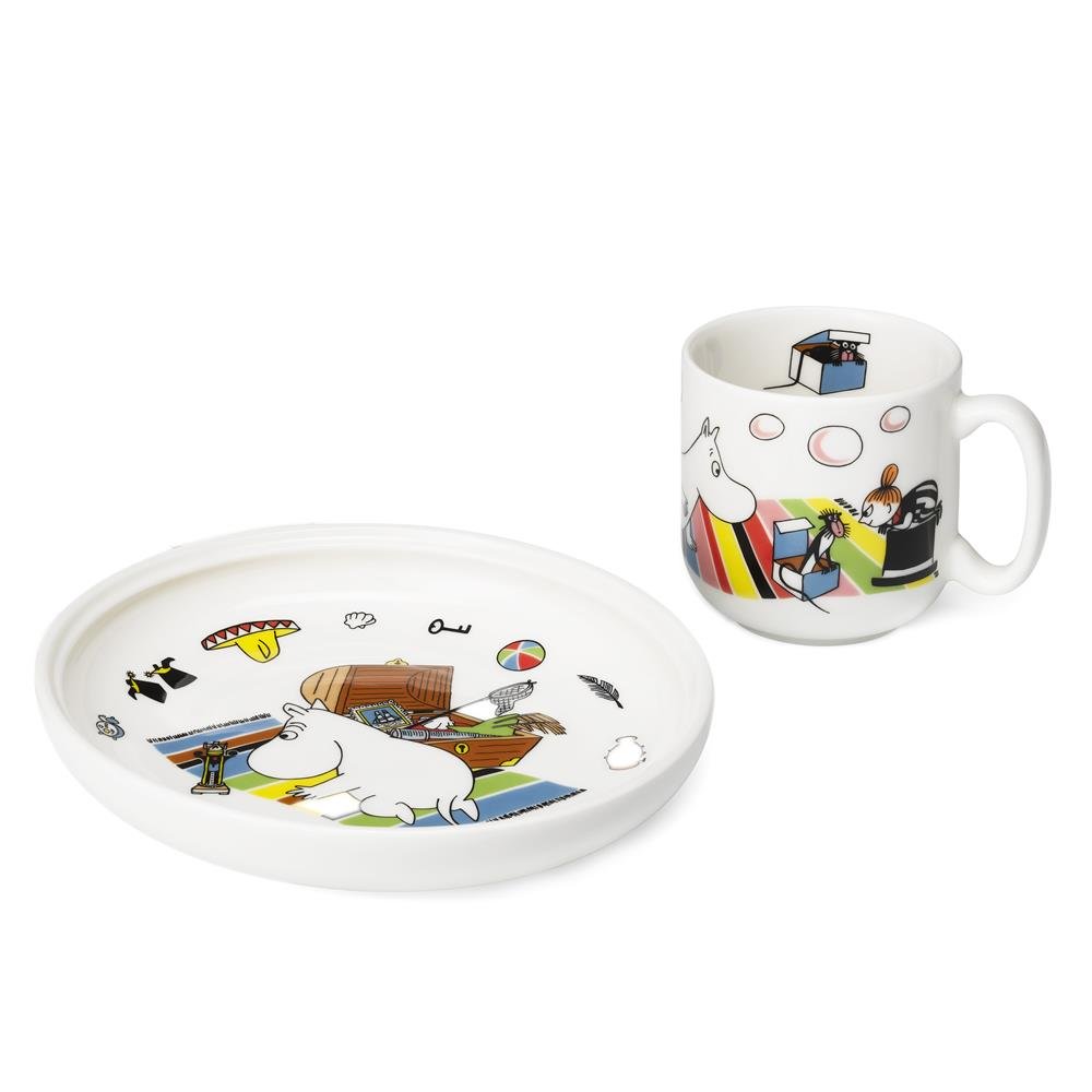 Moomin Arabia Mumin barnservis Mumintrollet | Skandinavisk Design | Barnserviser | Vit