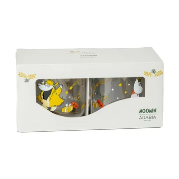 Mumin glasmugg - Kärleksgåva, 30 cl, 2-pack - Moomin Arabia