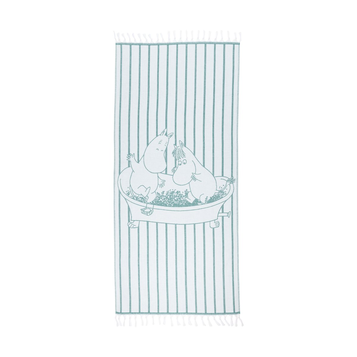 Moomin Arabia Mumin Hamam handduk 80x150 cm Multi | Skandinavisk Design | Badlakan | Multi