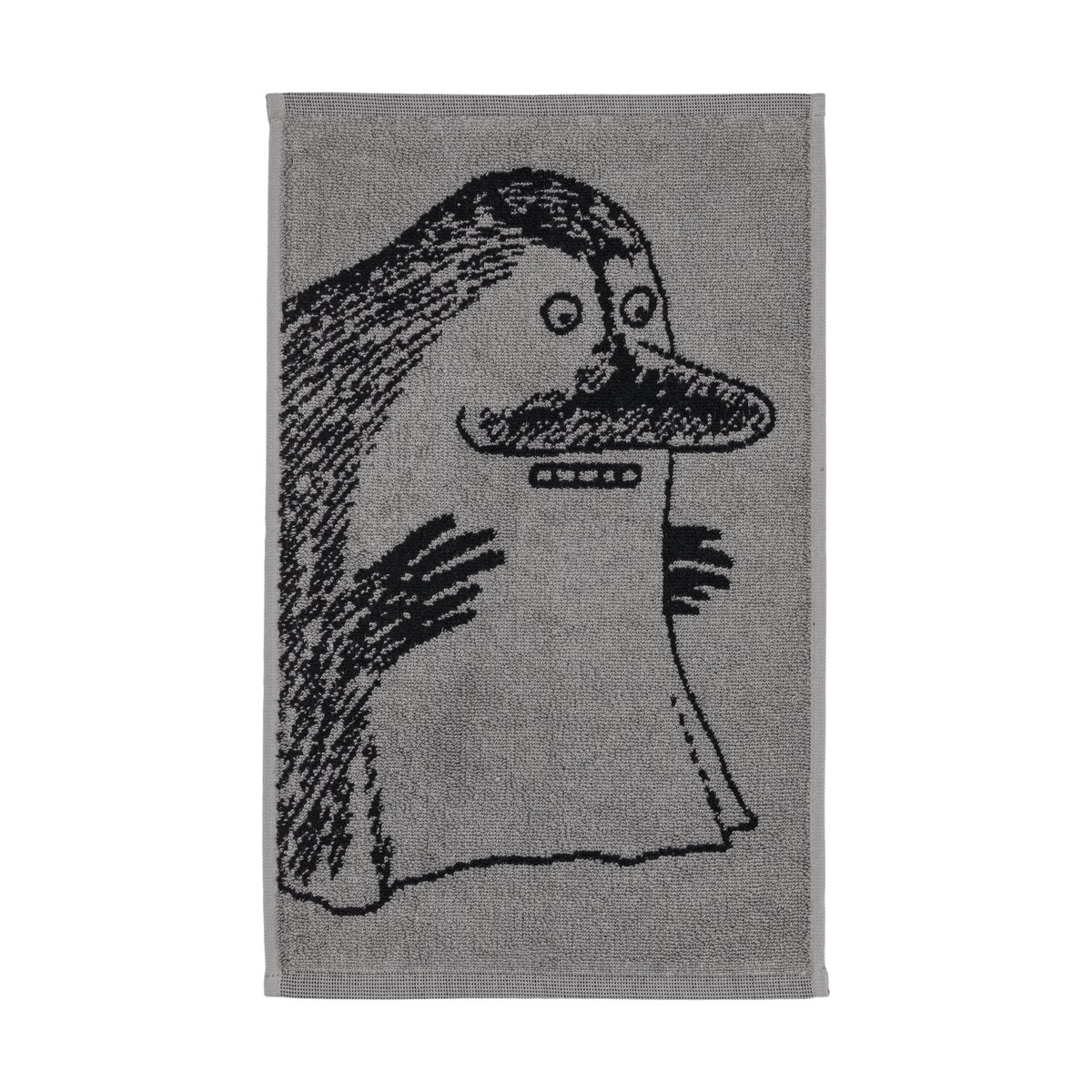 Moomin Arabia Mumin handduk 30x50 cm Mårran grå | Skandinavisk Design | Badlakan | Grå