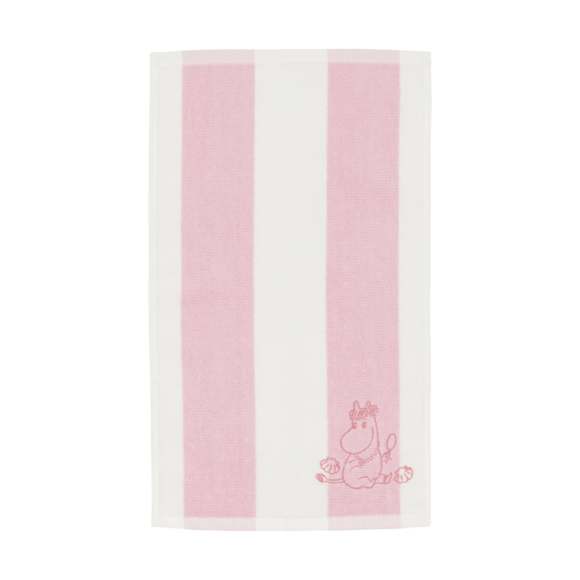 Mumin handduk 30x50 cm, Snäckskal rosa-vit Moomin Arabia