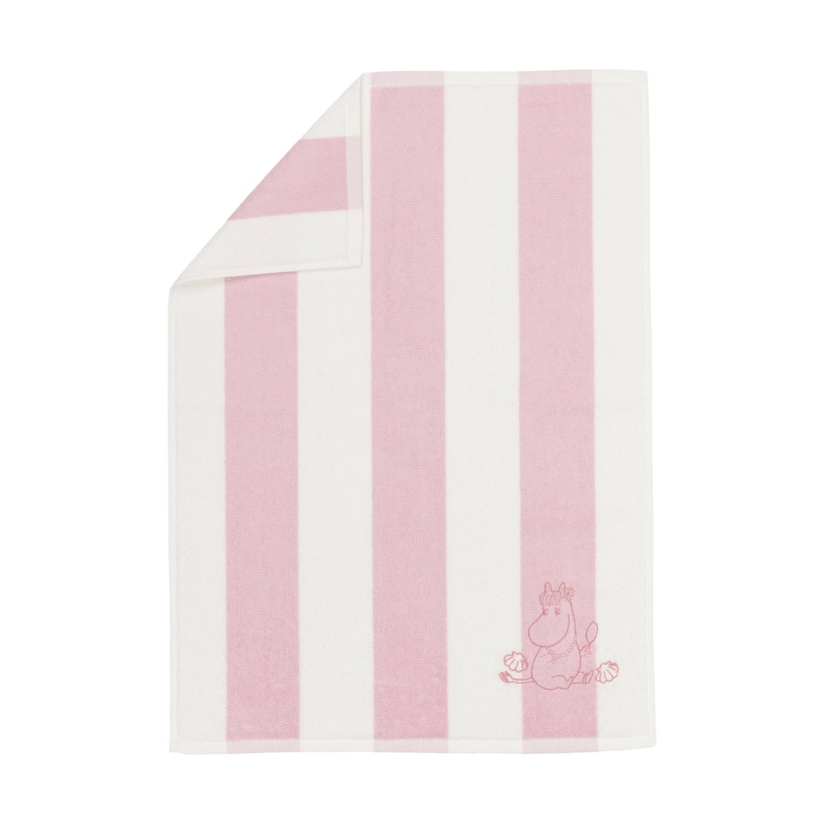 Moomin Arabia Mumin handduk 50x70 cm Snäckskal rosa-vit