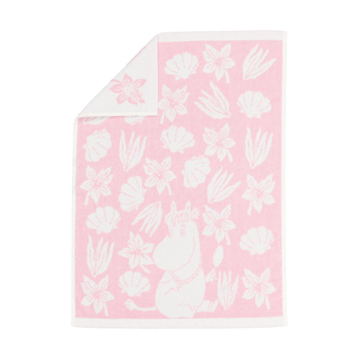 Moomin Arabia Mumin handduk 50x70 cm Snäckskal rosa