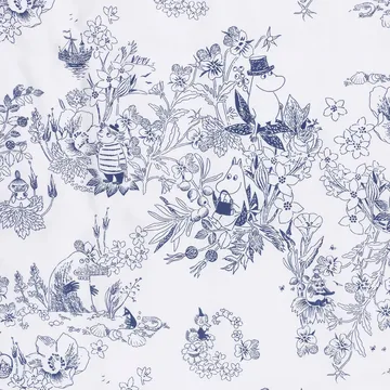 Mumin Haru bäddset - Blå, 150x210 cm - Moomin Arabia
