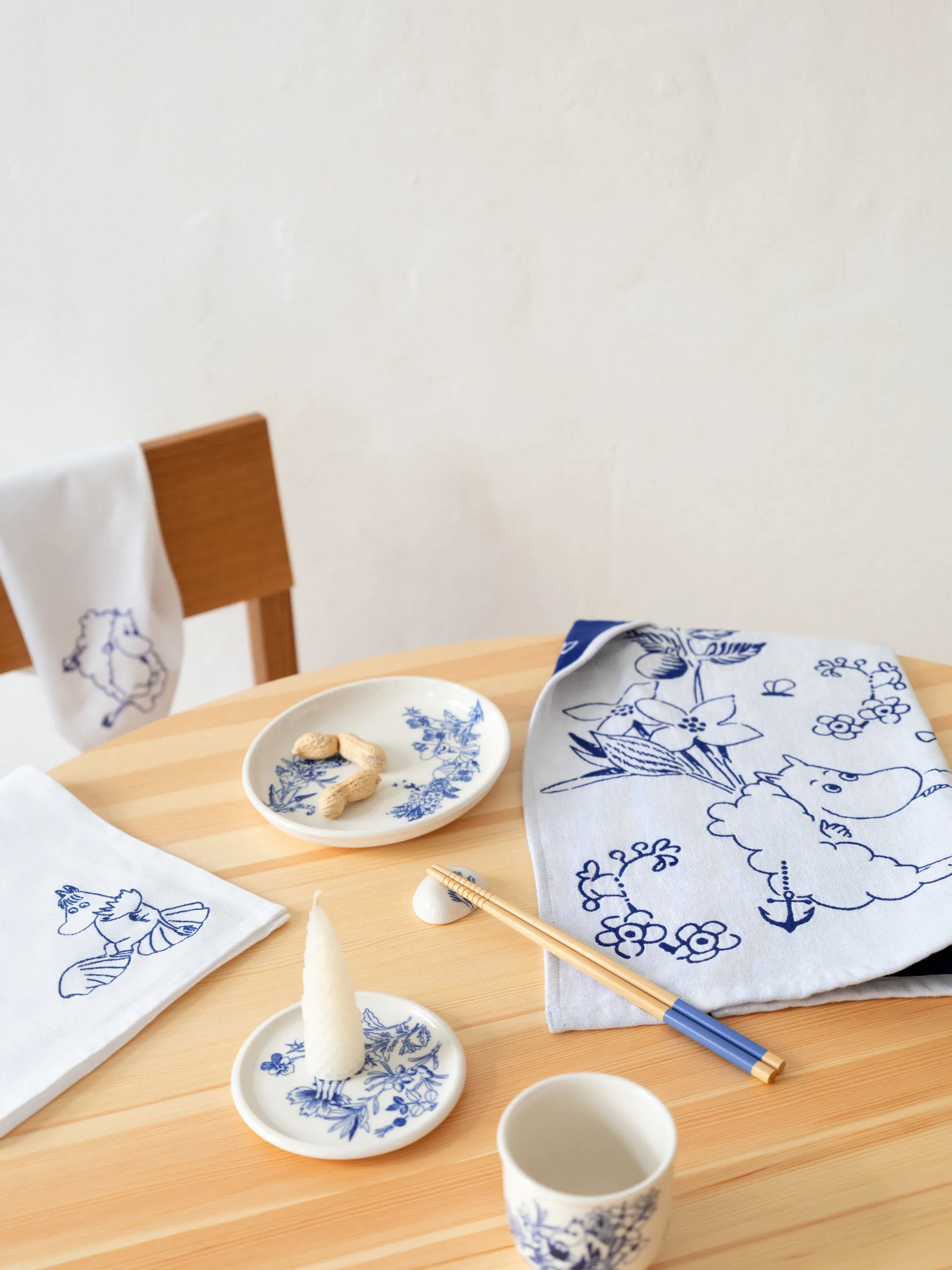 Mumin Haru bomullsservett, 45x45 cm Moomin Arabia