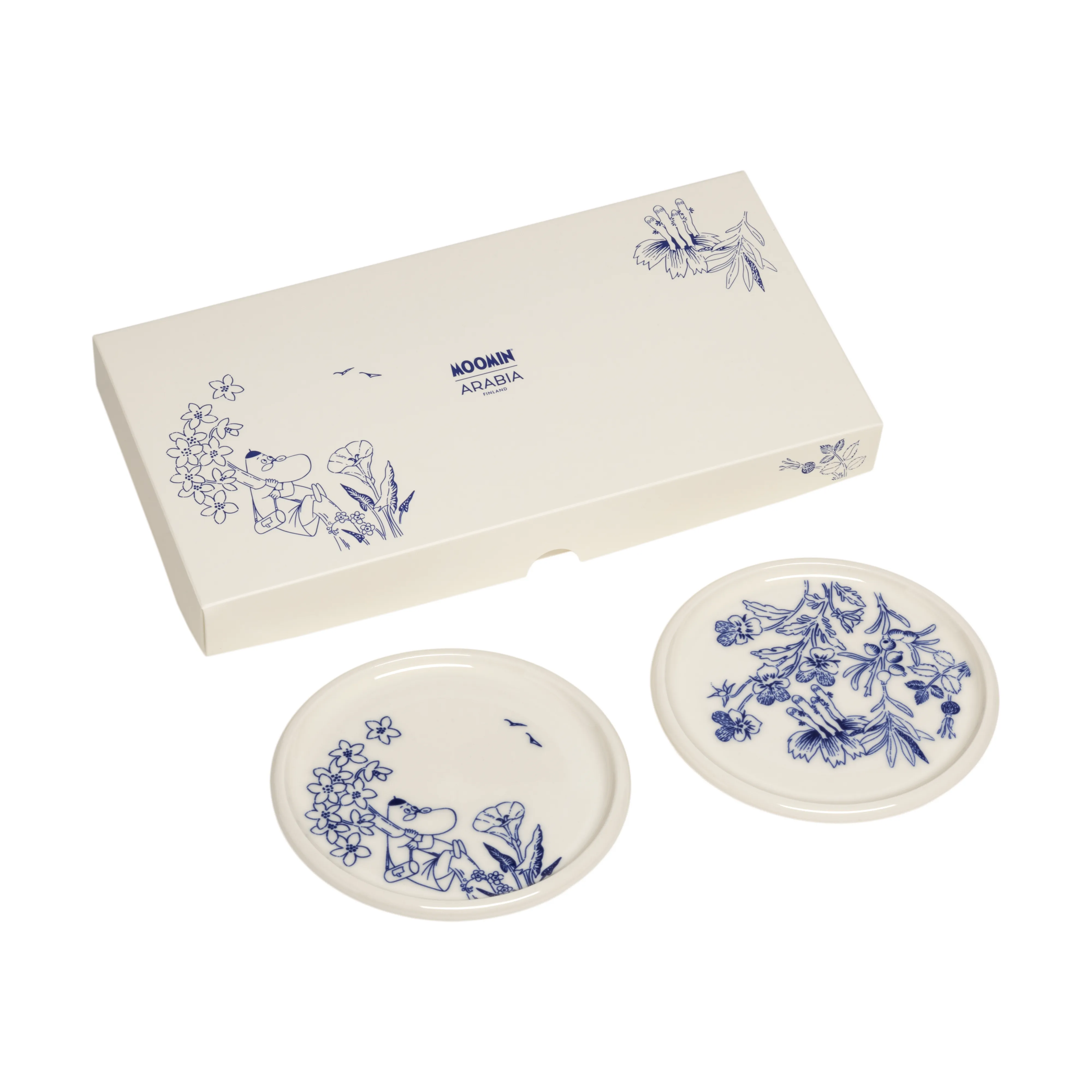 Mumin Haru minitallrik 12 cm, 2-pack