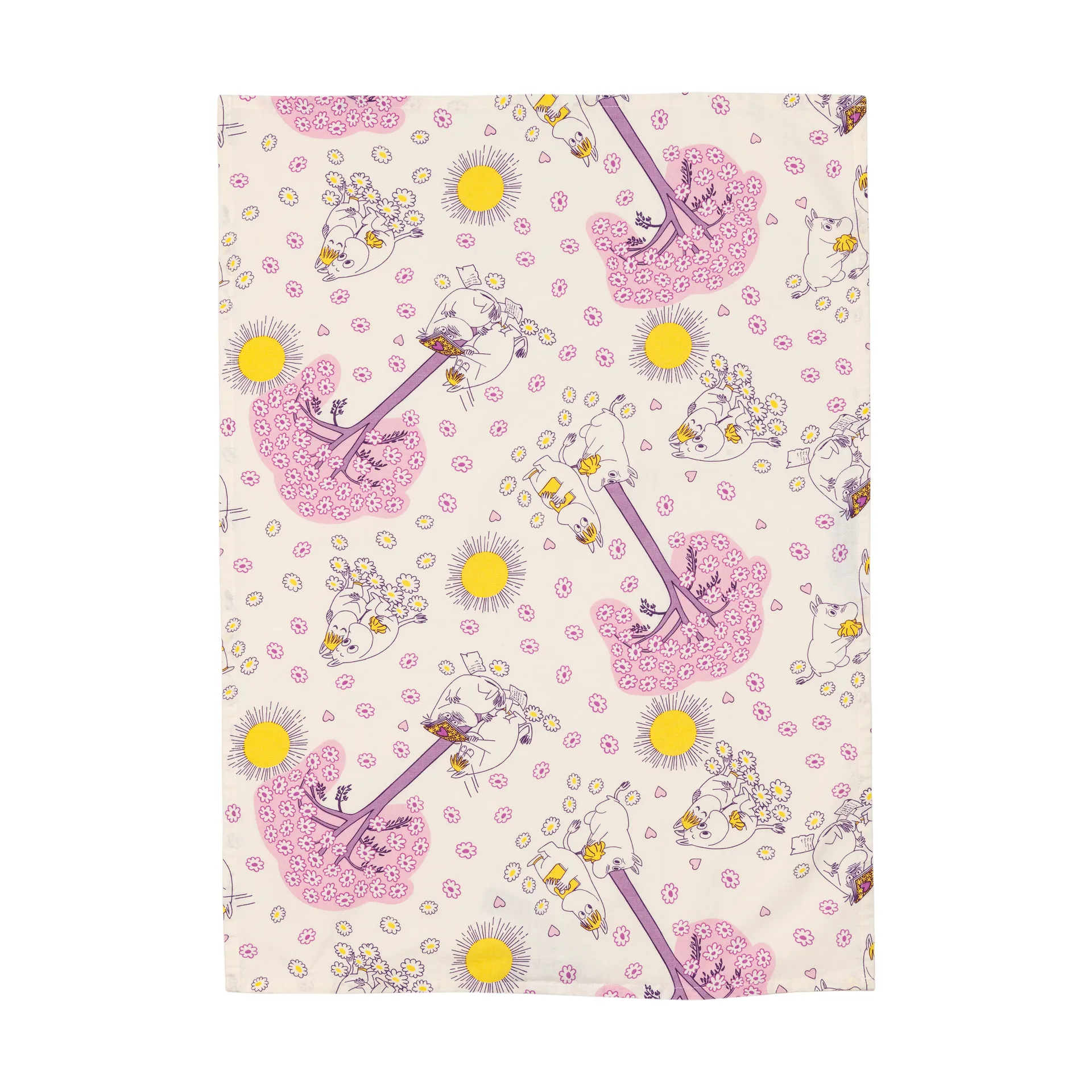 Mumin kökshandduk 50x70 cm 2 delar, Förälskade Moomin Arabia