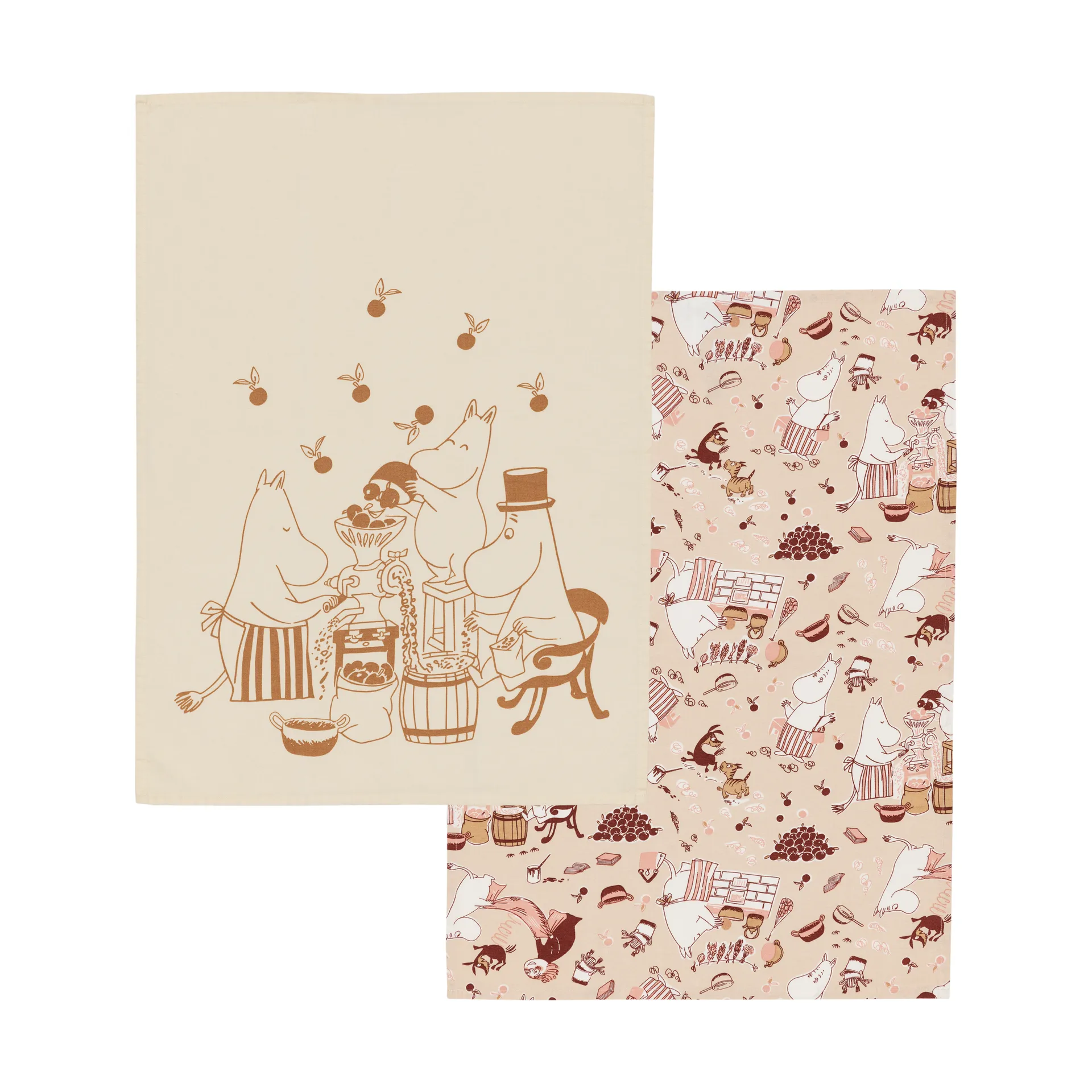 Mumin kökshandduk 50x70 cm 2 delar, Hemmaglädje Moomin Arabia