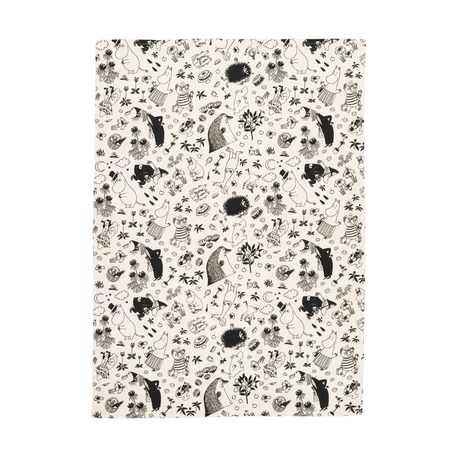 Mumin kökshandduk 50x70 cm, Off-white Moomin Arabia