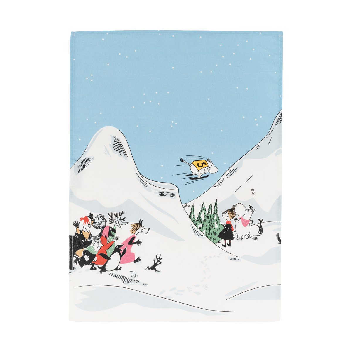 Moomin Arabia Mumin kökshandduk Backhoppning 50x70 cm