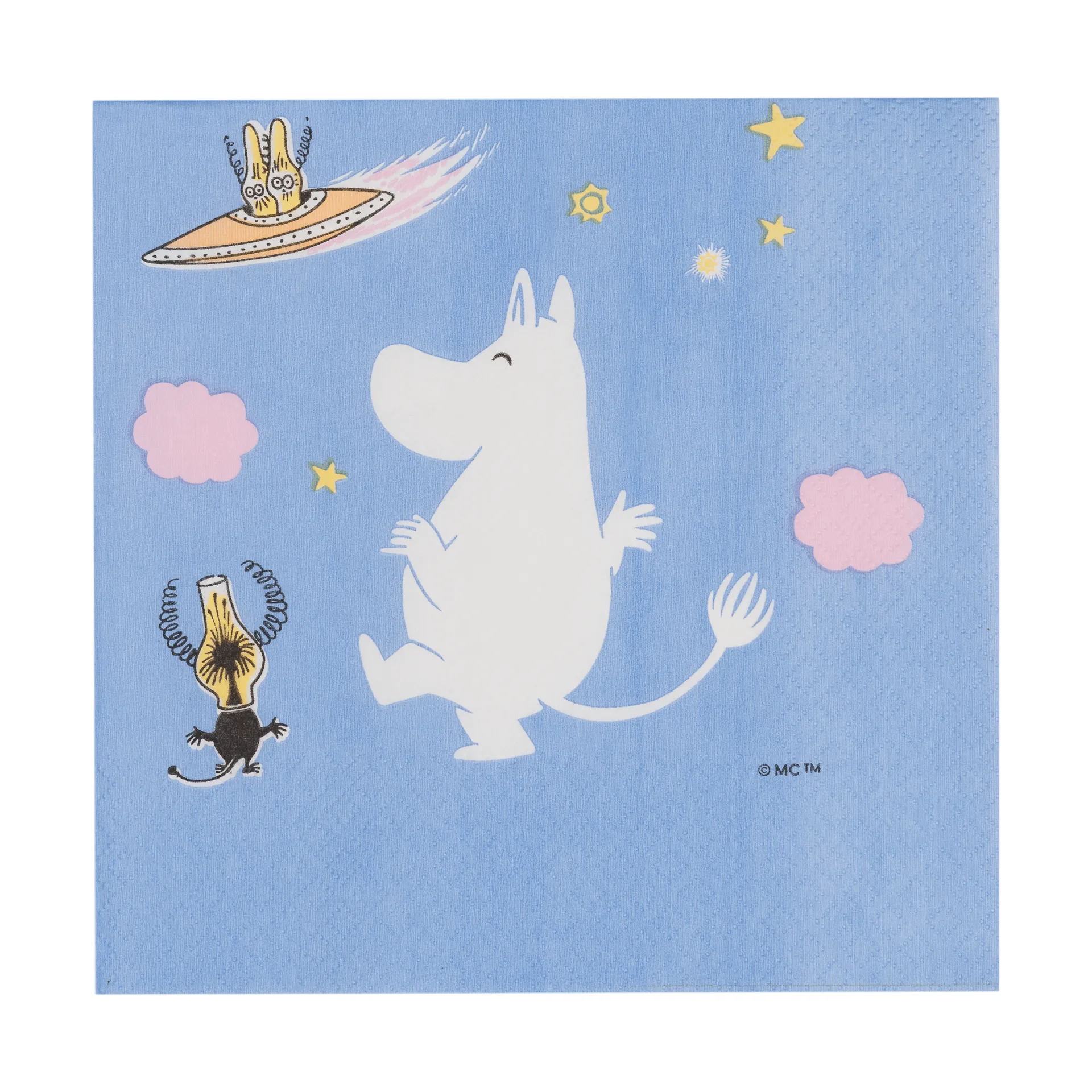 Mumin pappersservett, Rymdäventyr, 20-pack Moomin Arabia