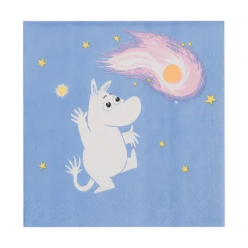 Mumin pappersservett - Rymdäventyr, 20-pack - Moomin Arabia