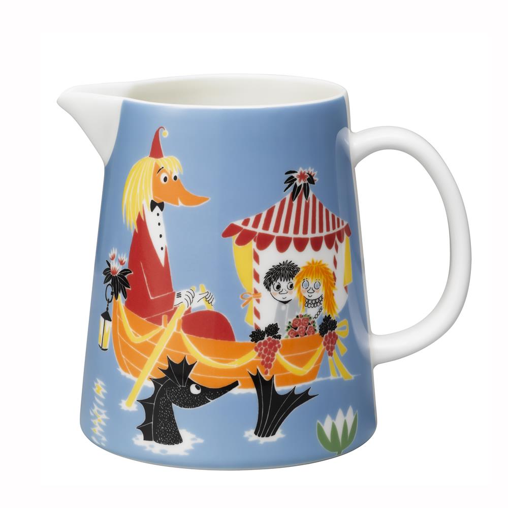 Moomin Arabia Mumin Vänskap kanna 1 l | Skandinavisk Design | Vattenkaraffer & Kannor | Blå