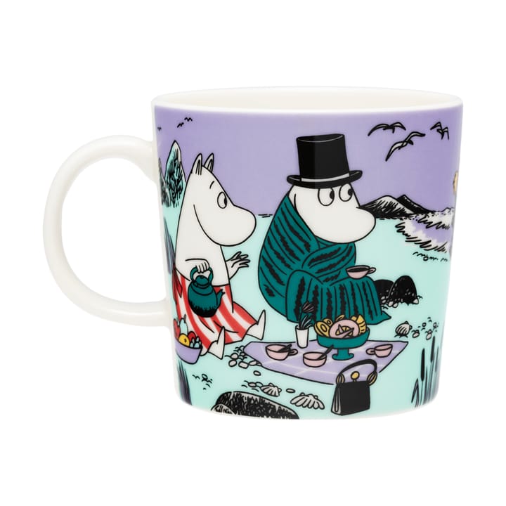 Muminmugg 2025 En dag på stranden, 30 cl Moomin Arabia