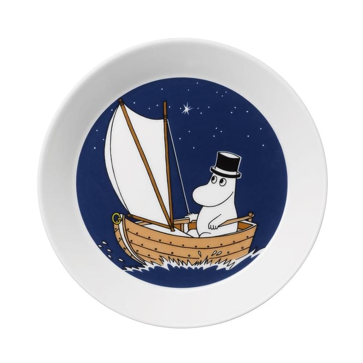 Muminpappa tallrik, mörkblå Moomin Arabia