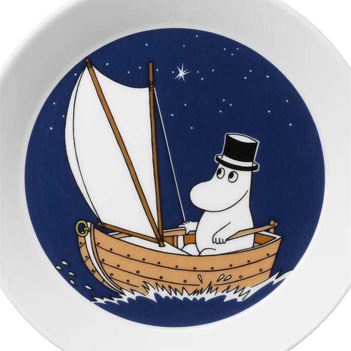 Muminpappa tallrik, mörkblå Moomin Arabia