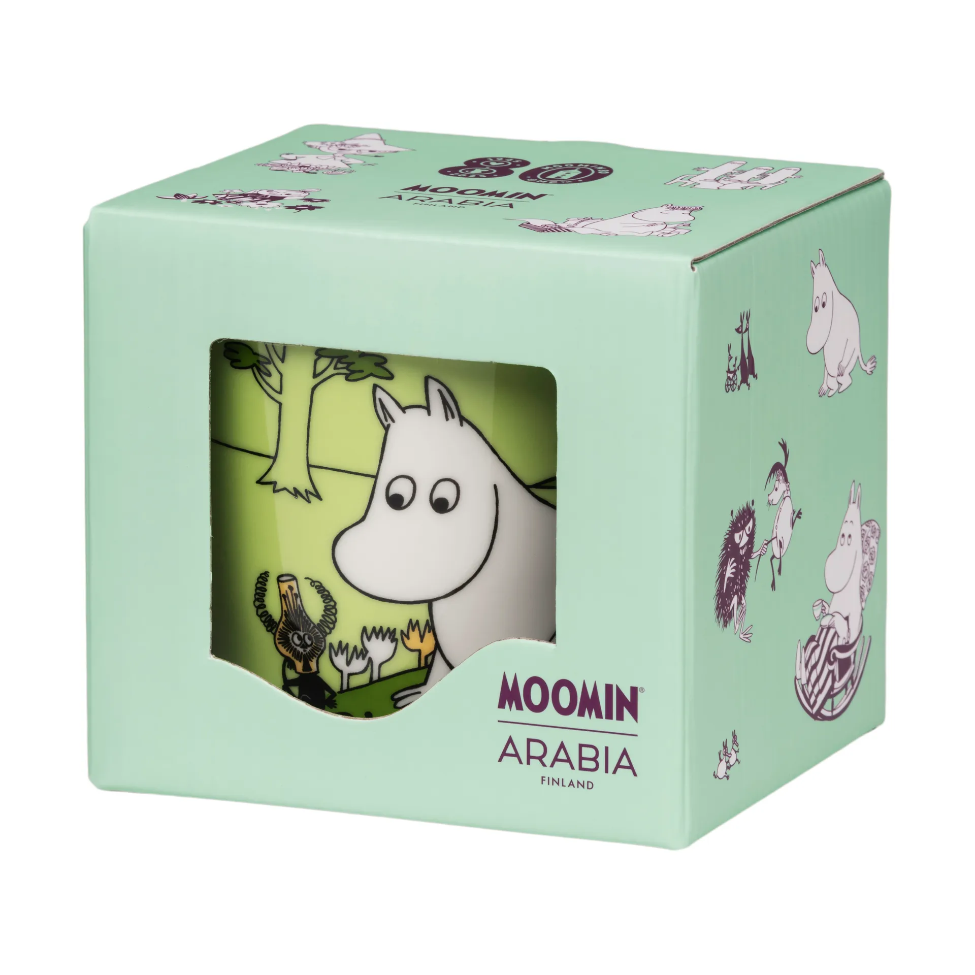 Mumintrollet muminmugg 80-årsjubileum, 30 cl Moomin Arabia