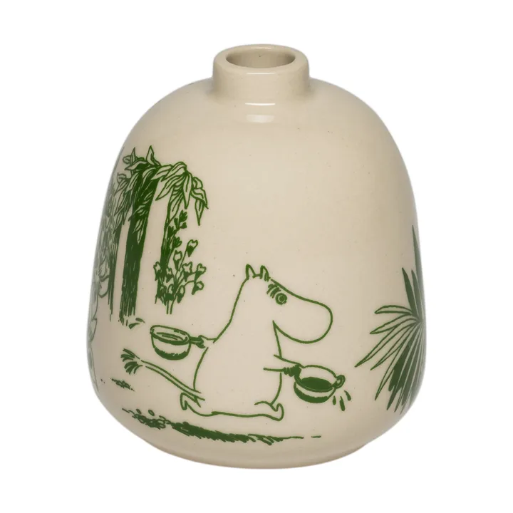 Mystikens skog Mumin vas - Grön, 8,3 cm - Moomin Arabia