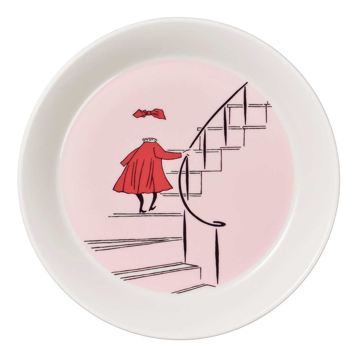 Moomin Arabia Ninni Mumintallrik Puder | Skandinavisk Design | Assietter | Rosa