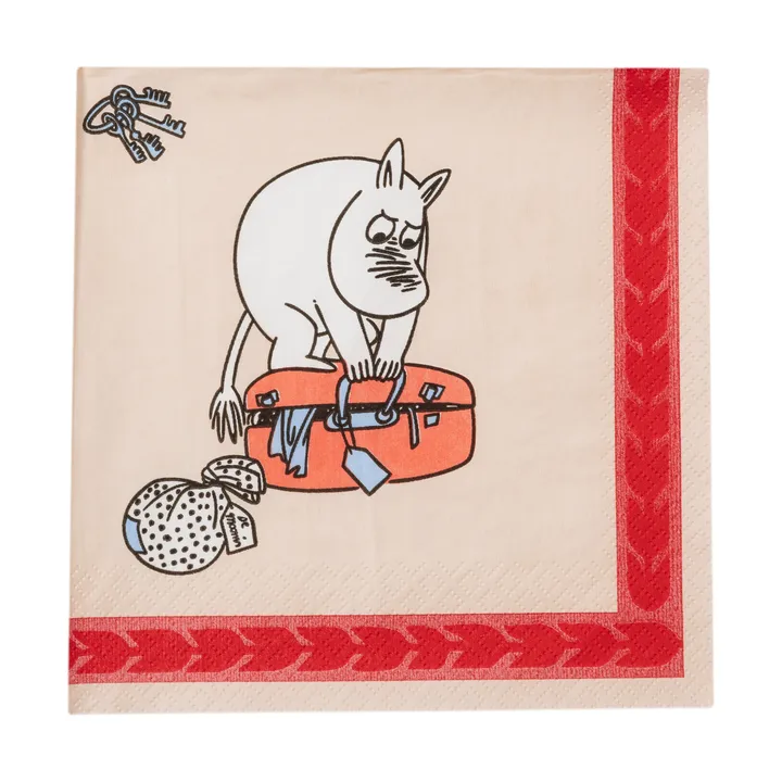 Redo for semester Mumin pappersservett 33 cm - 20-pack - Moomin Arabia