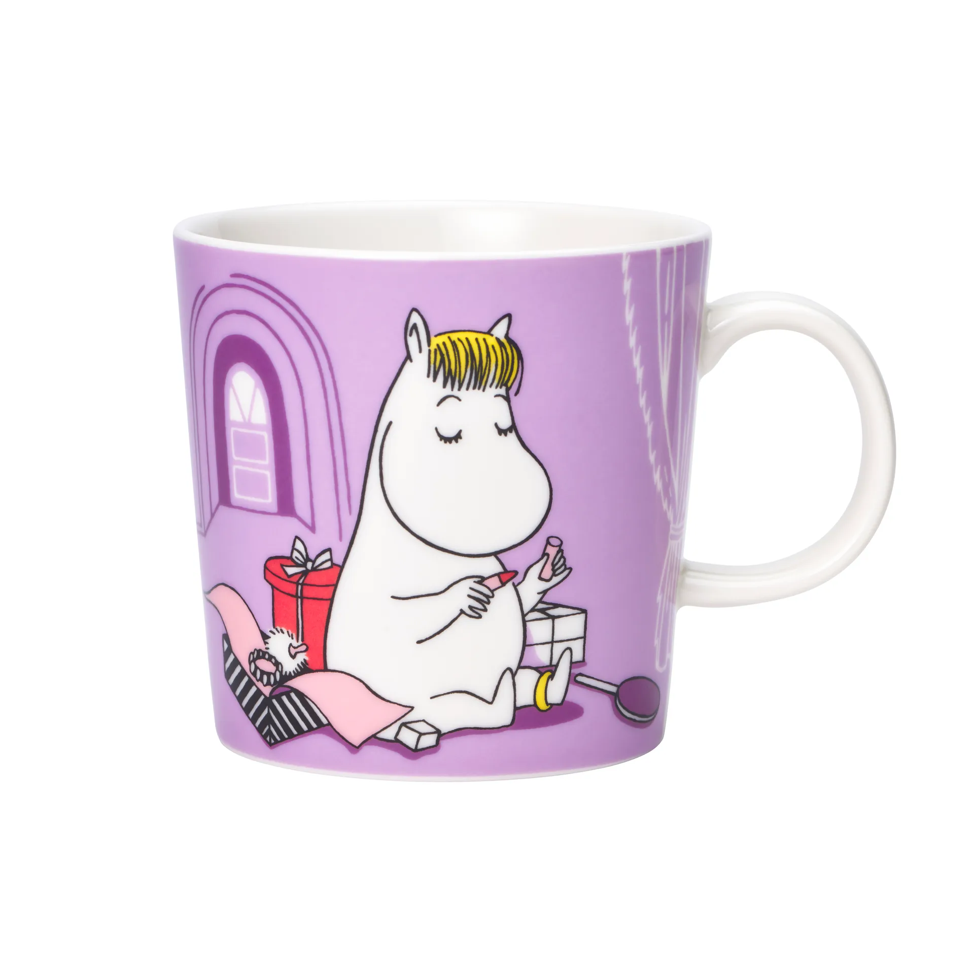 Snorkfröken lila Muminmugg, 30 cl Moomin Arabia